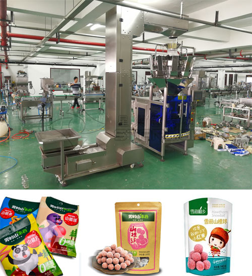 星火山楂球全自動(dòng)顆粒包裝機(jī)